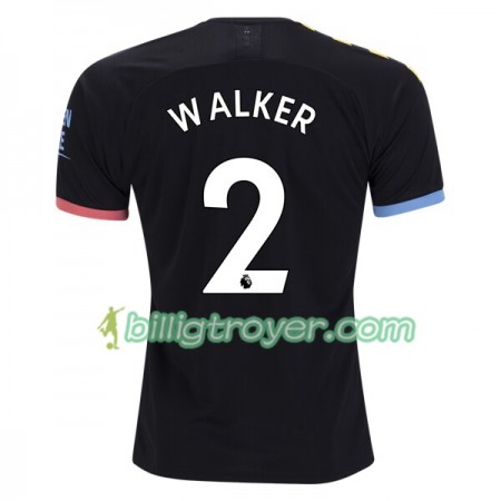 Billige Fotballdrakter Manchester City Walker 2 Bortedraktsett 2019/20 Kortermet